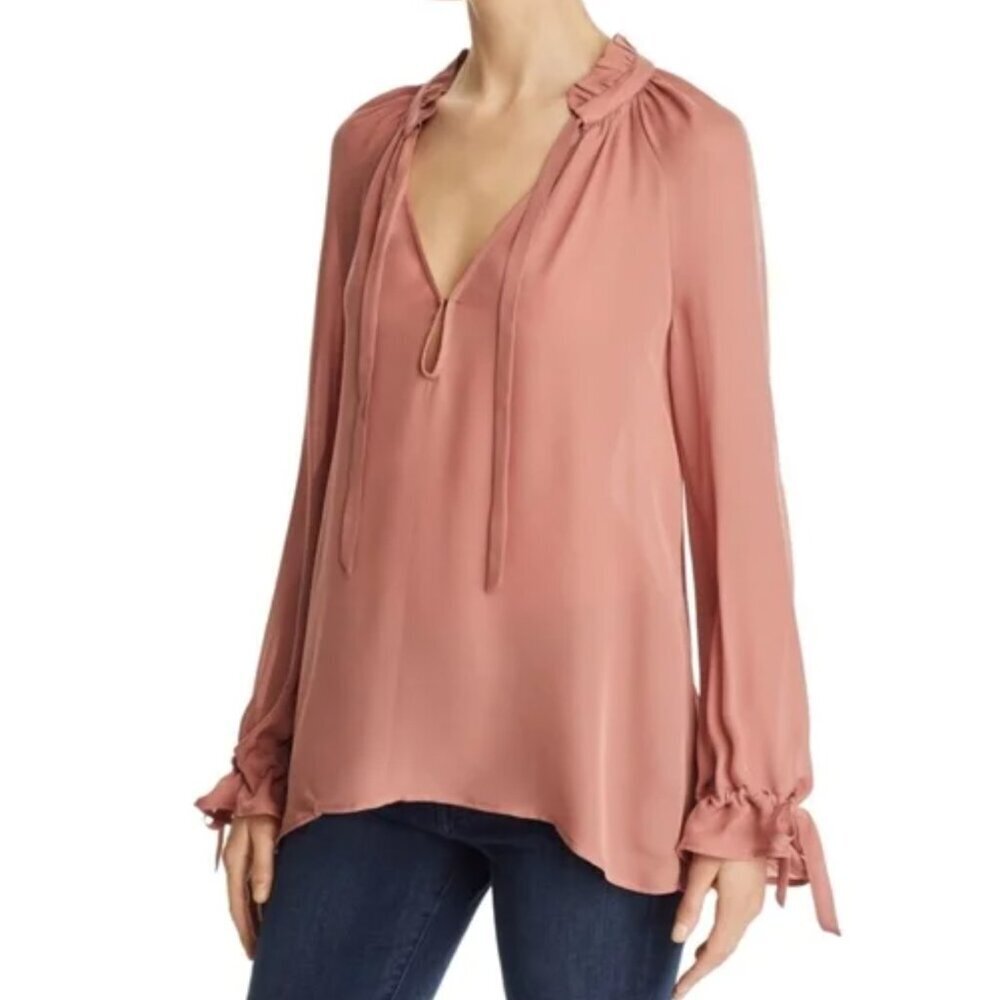 PAIGE Valetta Blouse Silk Long Sleeve XS S L